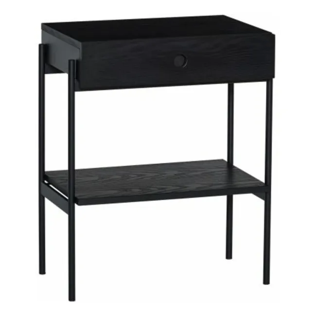 Bedside table Black | Black