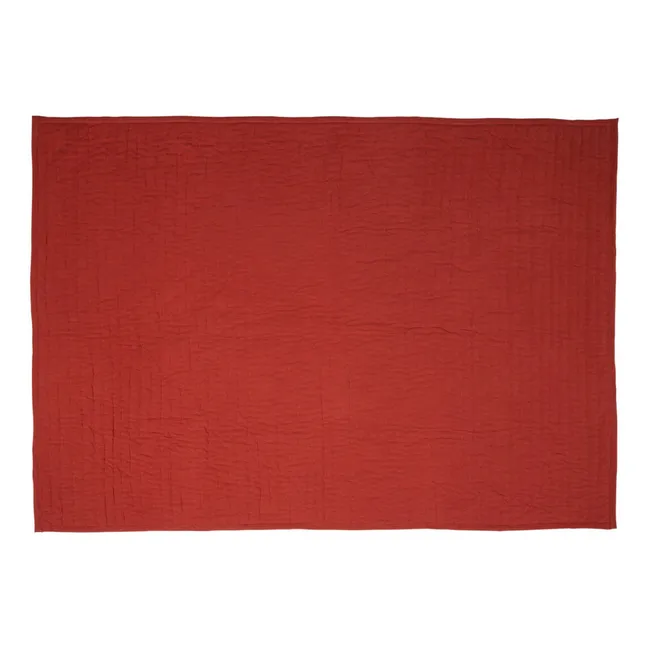 Decke aus Bio-Baumwolle | Orange