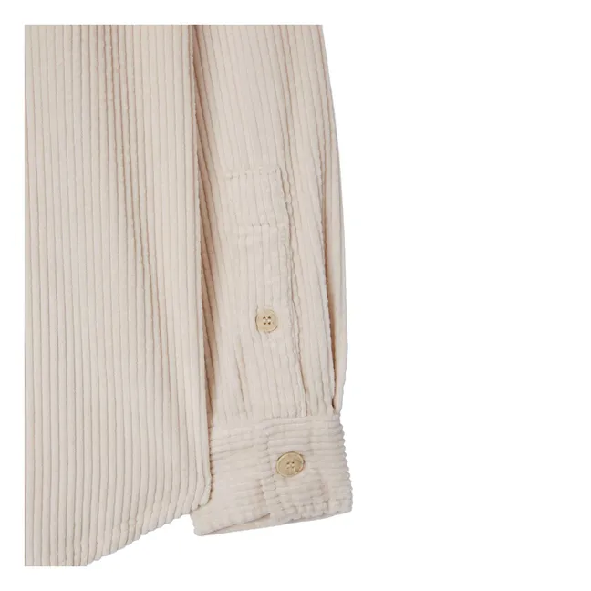 Sur-Chemise Velours Côtelé Padow | Ecru