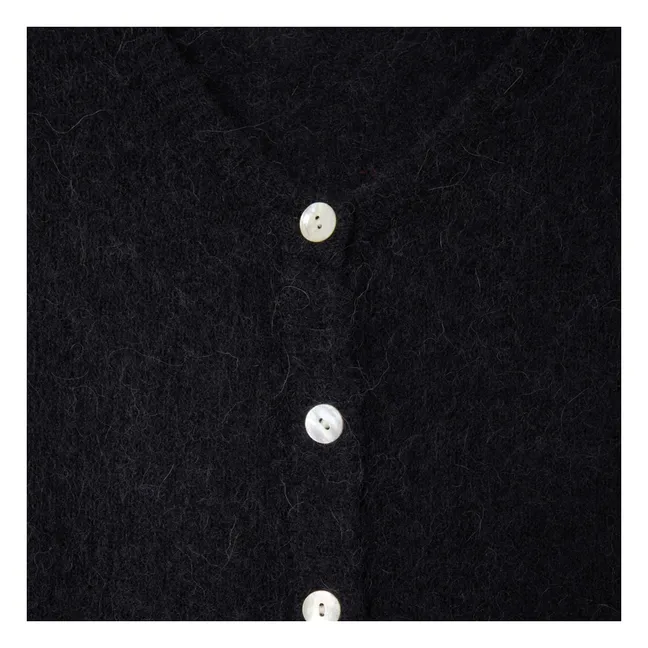 Chaleco Vitow de alpaca y lana | Negro