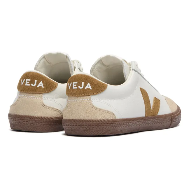 O.T. Leather Volleyball Sneakers | Khaki