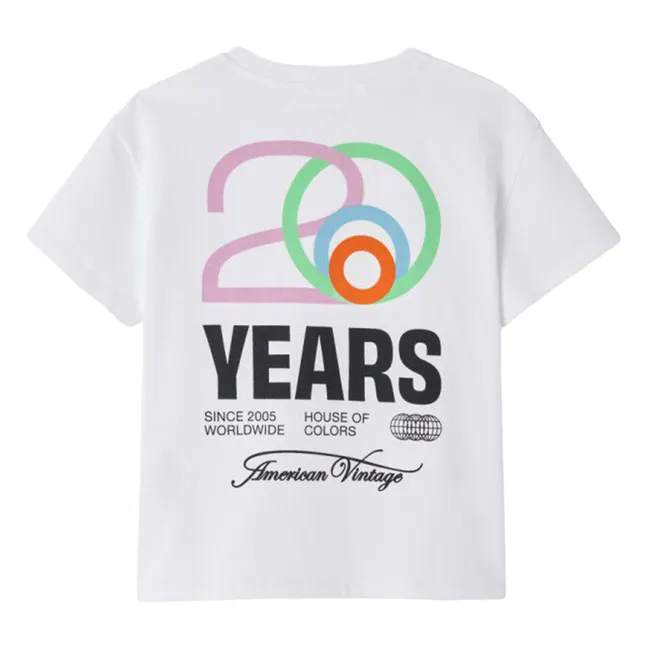 T-shirt Fizvalley - Capsule 20 ans | Blanc