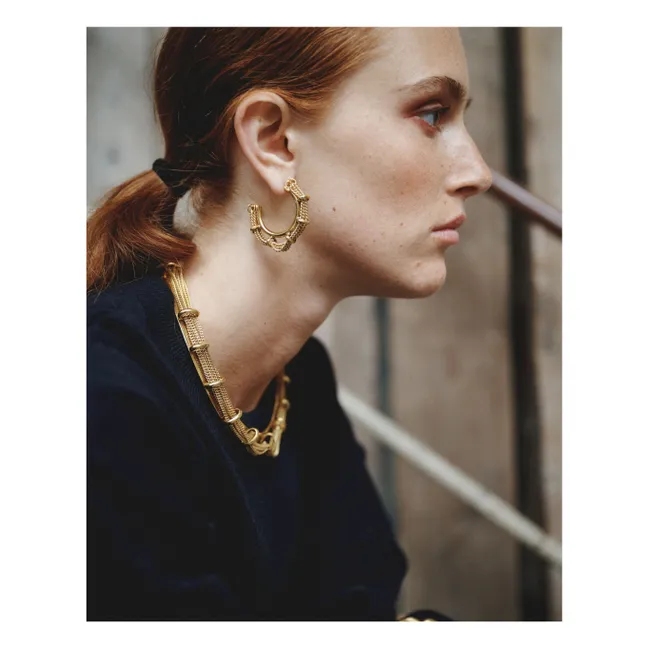Boucles d'Oreilles Bichat | Doré
