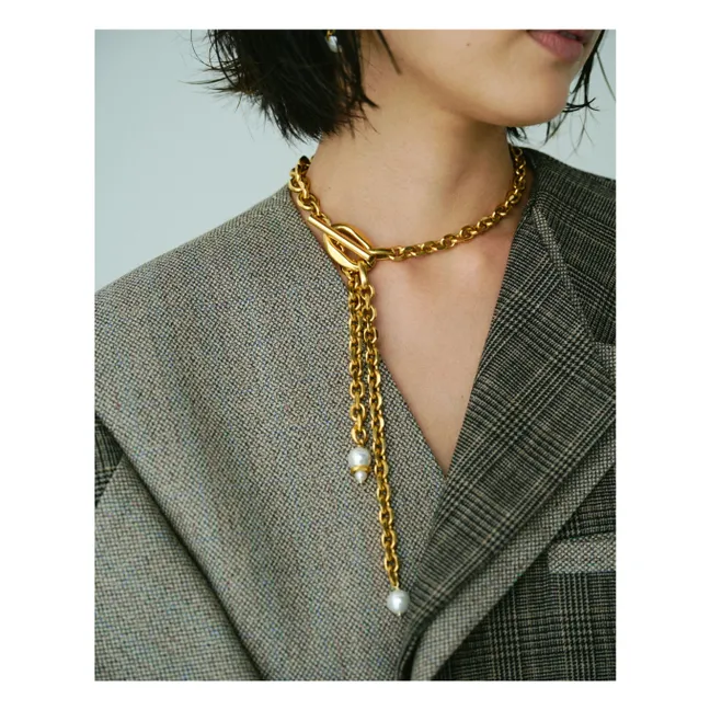 Cambronne Perlen Halskette | Gold