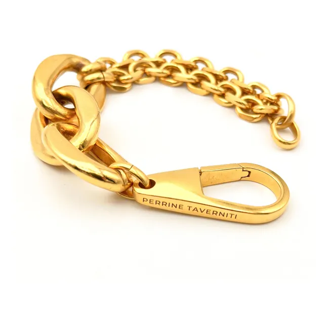Bracelet Double Chaine Edgar | Doré