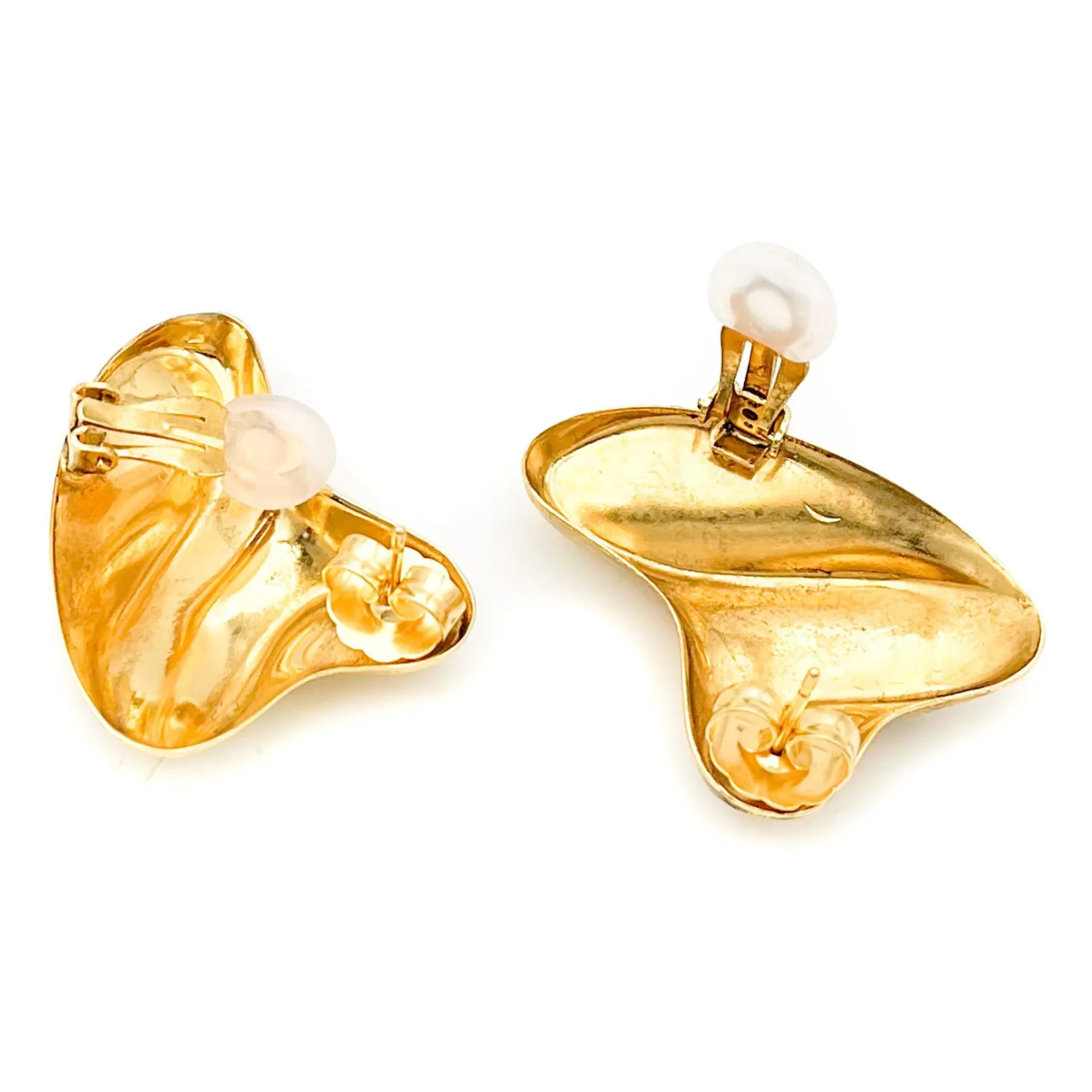Boucles d'Oreilles Drapier | Doré- Image produit n°2