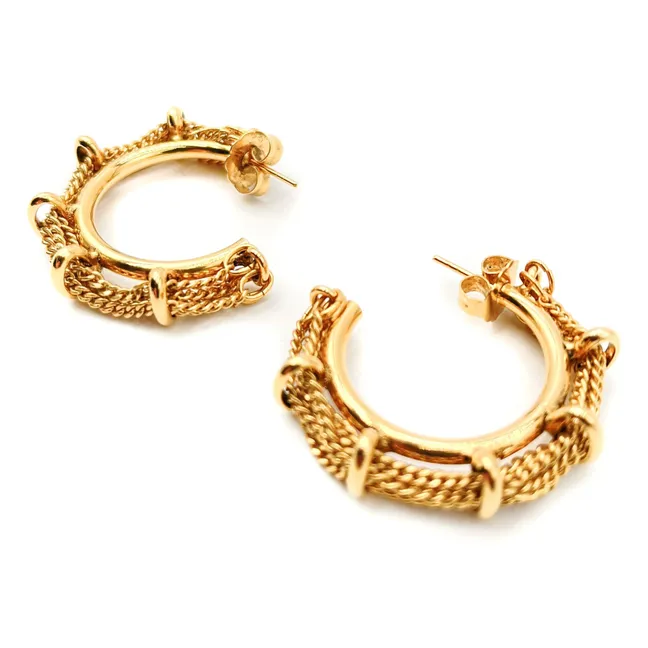 Boucles d'Oreilles Bichat | Doré