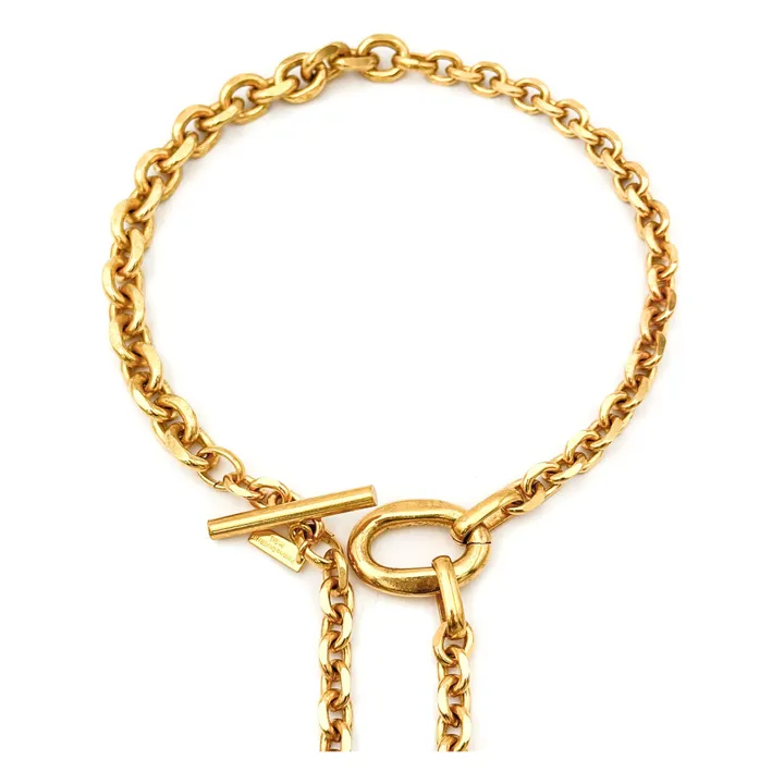 Collier Cambronne Perles | Doré- Image produit n°2