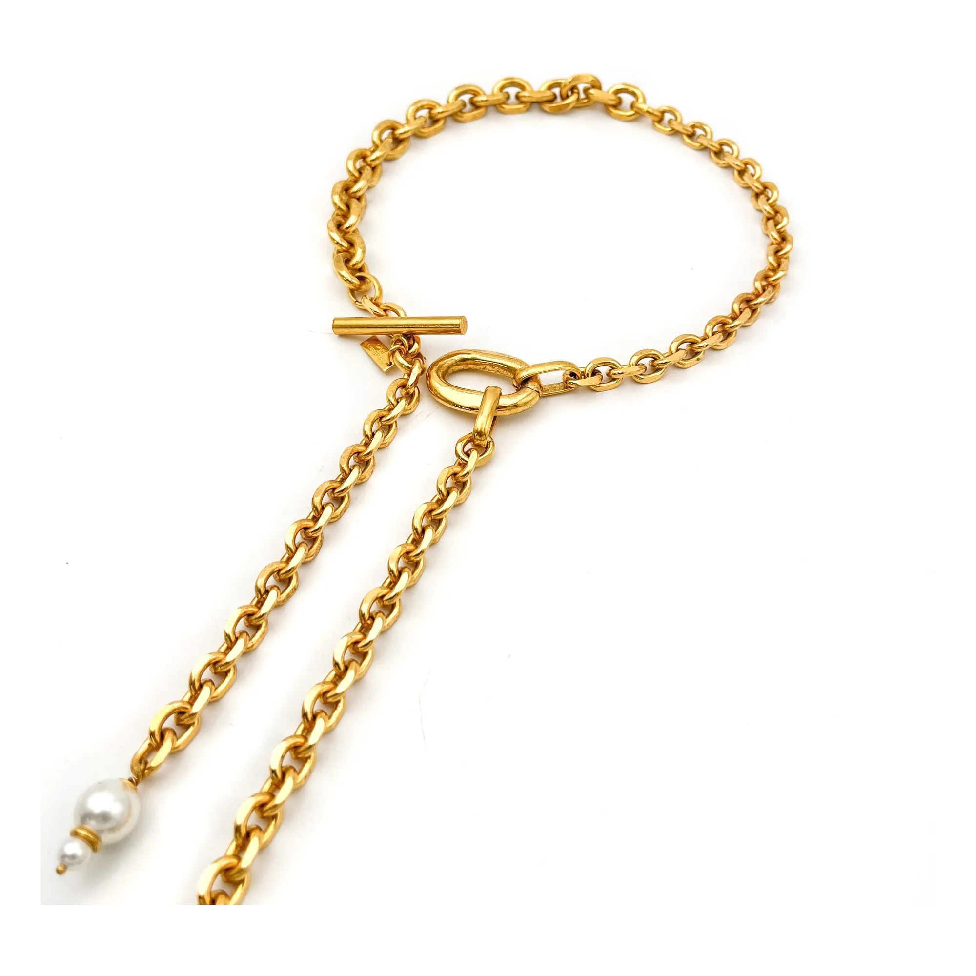 Perrine Taverniti Gold Cambronne Pearl Necklace