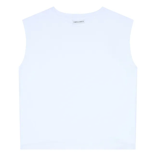 T-shirt Sans Manches Freja Coton Bio | Blanc