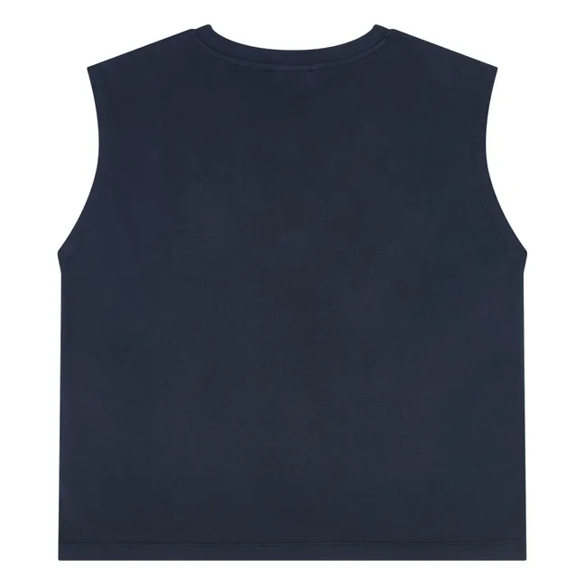 T-shirt Sans Manches Freja Coton Bio | Noir