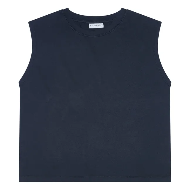 T-shirt Sans Manches Freja Coton Bio | Noir