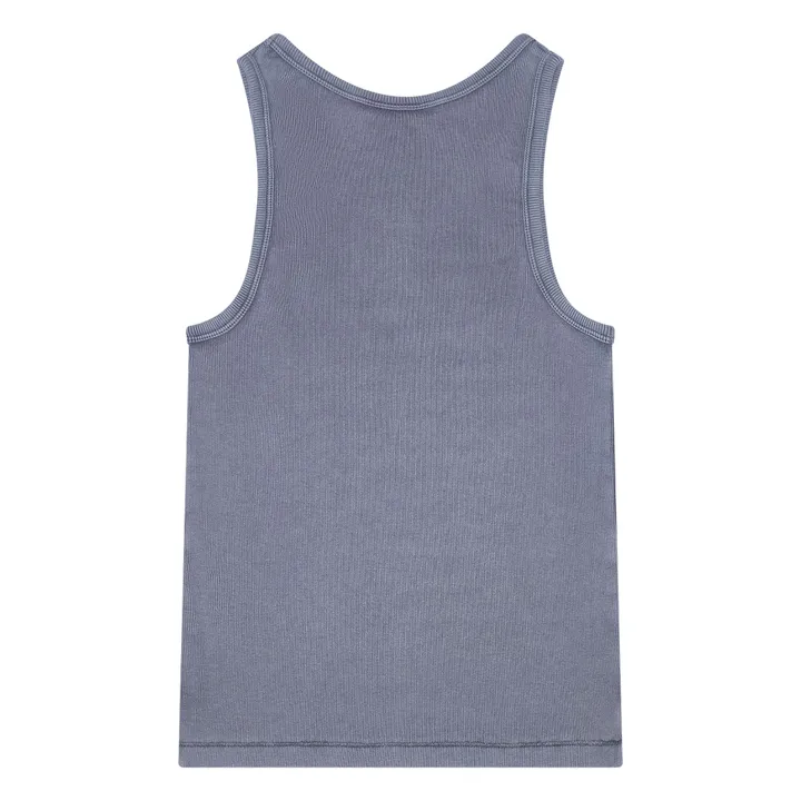 Camiseta de tirantes Ayla de algodón orgánico | Gris Carbón- Imagen del producto n°5