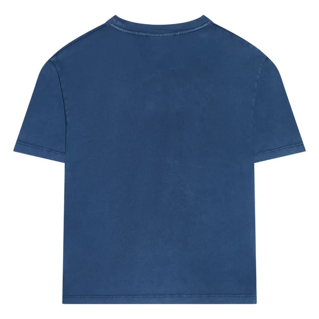 Camiseta Finn de algodón orgánico | Azul Marino