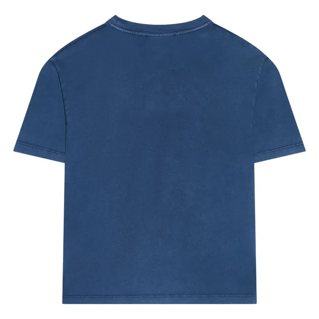 T-shirt Finn Coton Bio | Azul Marino