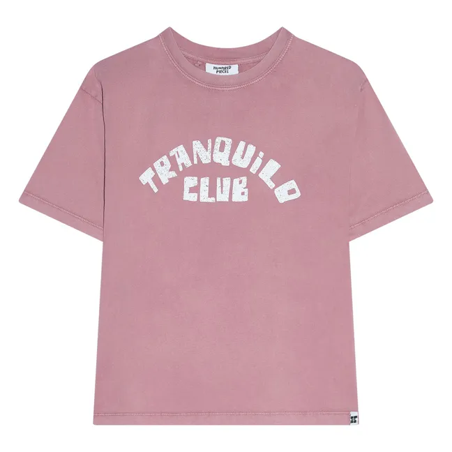 Finn organic cotton T-shirt | Plum