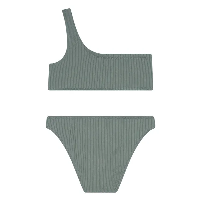 Maillot de Bain Asymétrique Bayle | Vert kaki clair