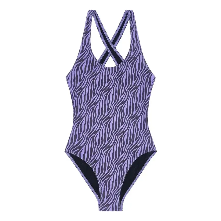 Finger In The Nose Lavender Olivia Backswimming Swimsuit