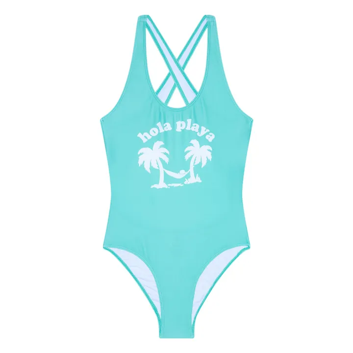 Maillot de Bain Dos Nageur Bay | Vert Menthe- Image produit n°0
