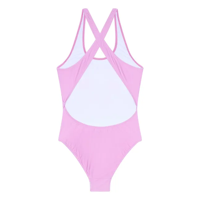 Maillot de Bain Dos Nageur Bay | Rose bonbon