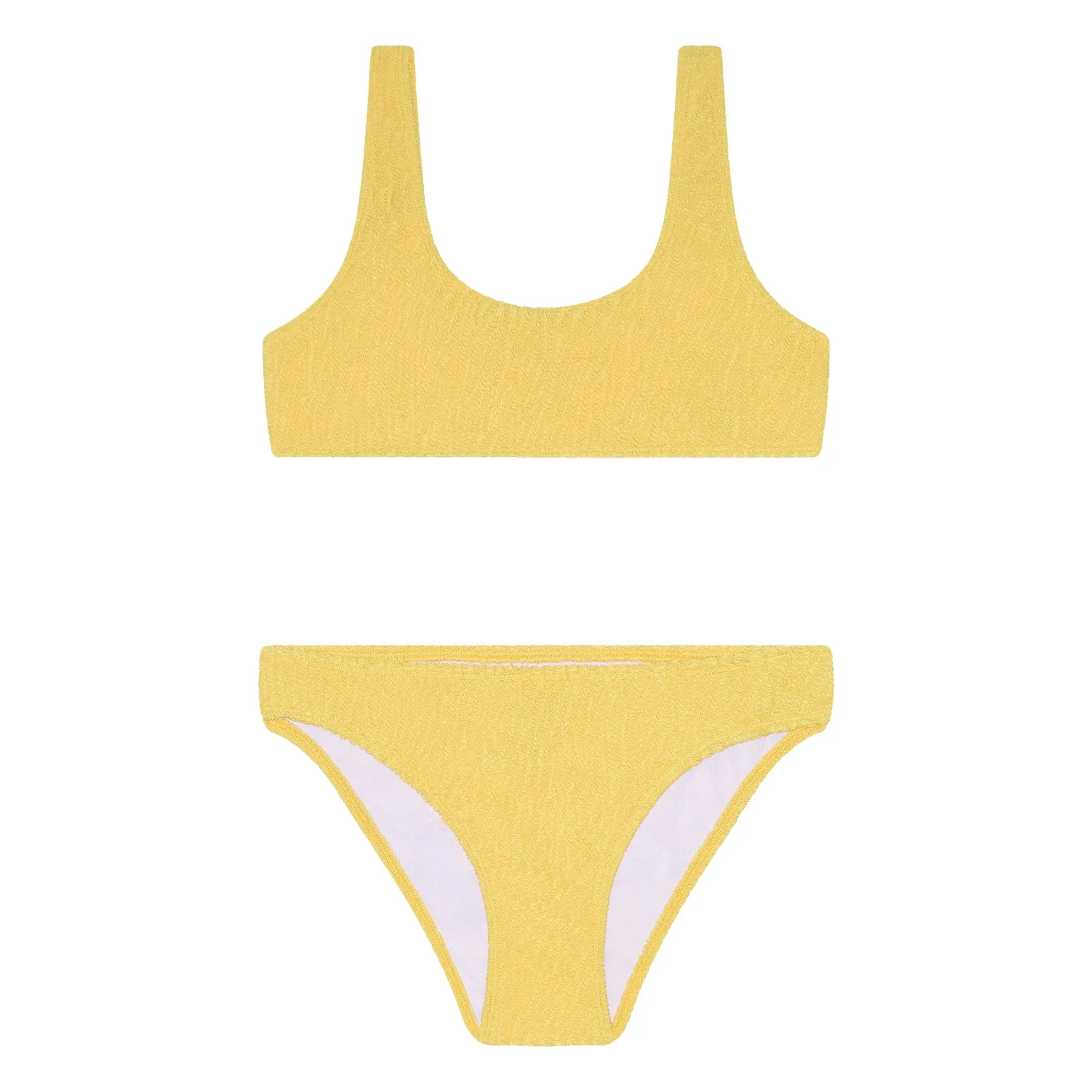 Smallable Kid Lemon Yellow New Loan Swimsuit