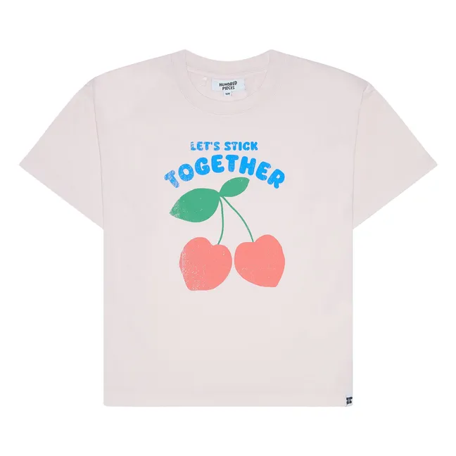 Luna organic cotton T-shirt | Pale Pink