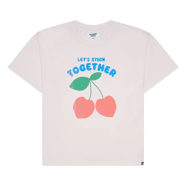 T-shirt Luna Coton Bio | Rose pâle