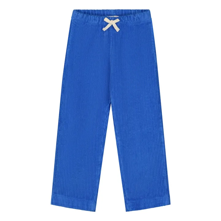 Pantalones de pana ecológica | Cobalto- Imagen del producto n°0