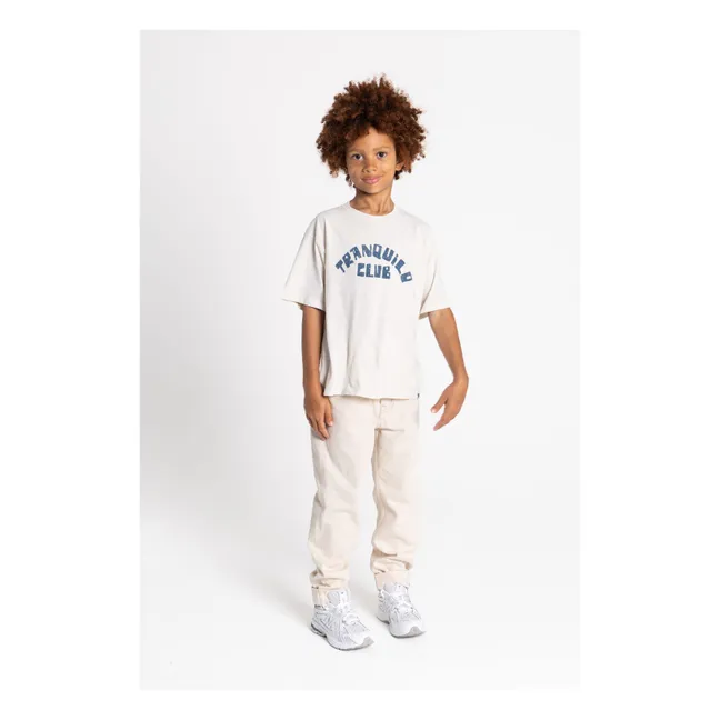 Finn organic cotton T-shirt | Beige