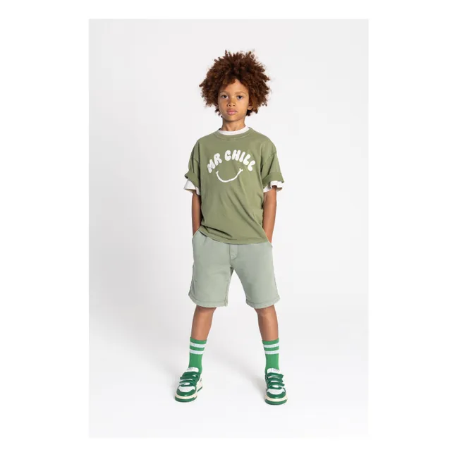 Finn organic cotton T-shirt | Khaki