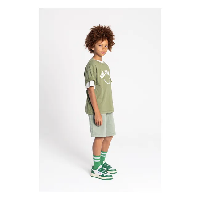 Camiseta Finn de algodón orgánico | Verde Kaki