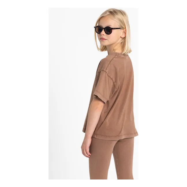 Legging Lou Coton Bio | Marron