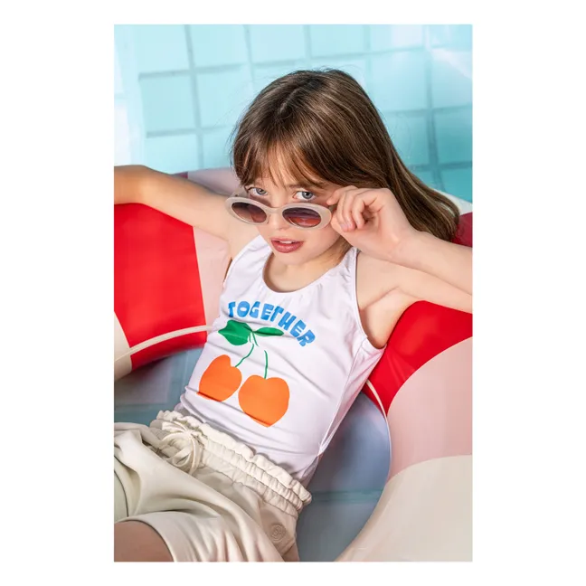 Maillot de Bain Dos Nageur Bay | Blanc cassé