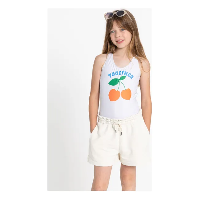Maillot de Bain Dos Nageur Bay | Blanc cassé