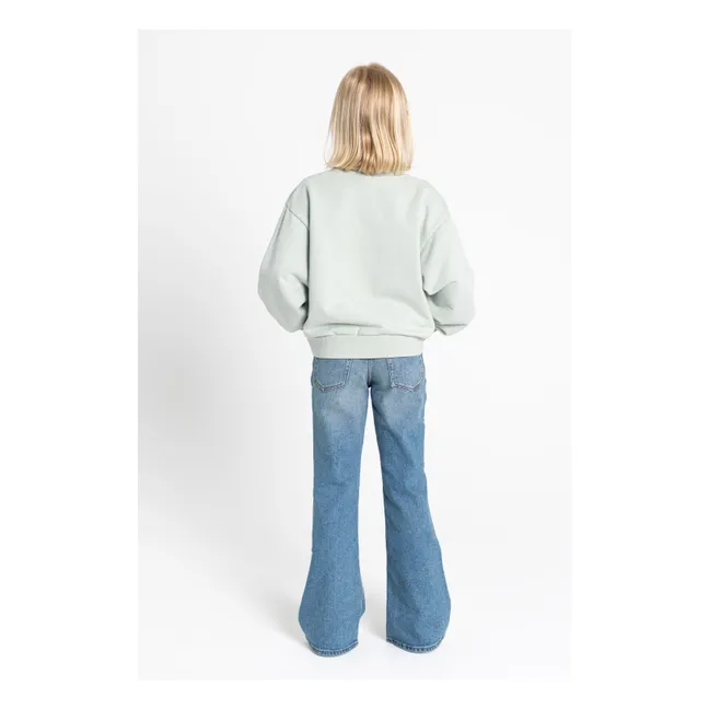 Sweat Alba Coton Bio | Vert céladon