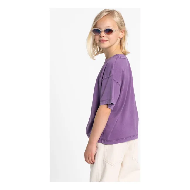 Luna organic cotton T-shirt | Mauve