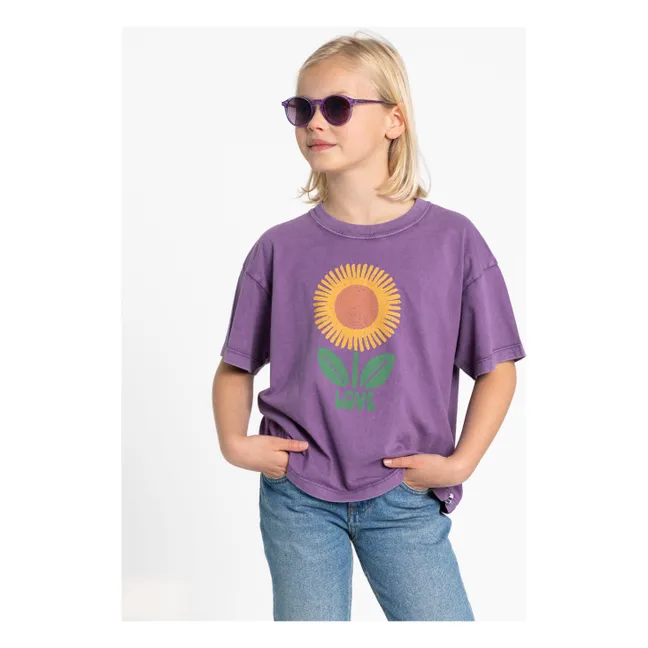 T-shirt Luna Coton Bio | Mauve