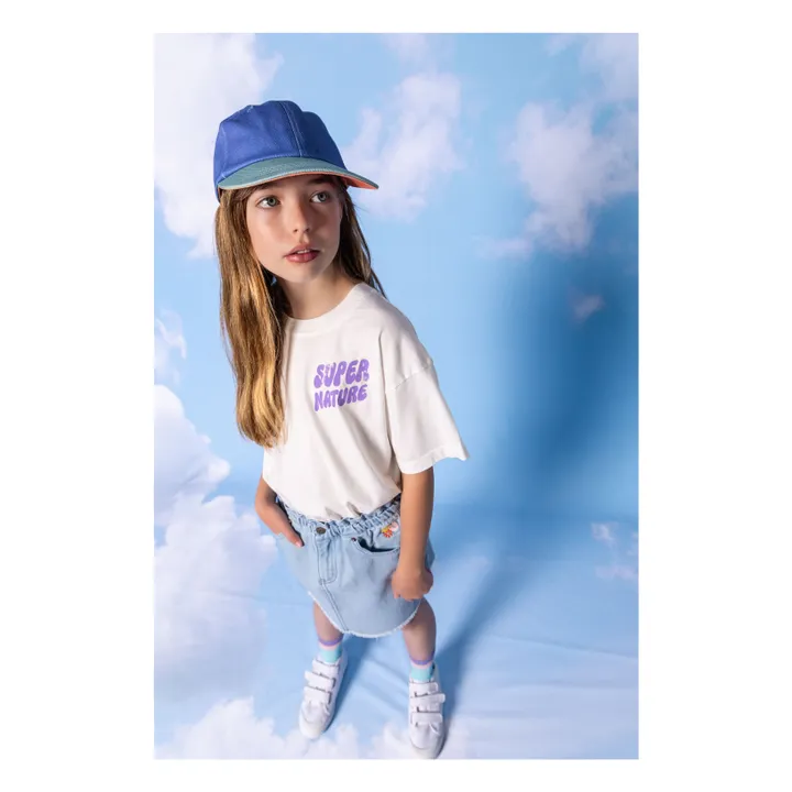 Camiseta Luna de algodón orgánico | Blanco Roto- Imagen del producto n°6