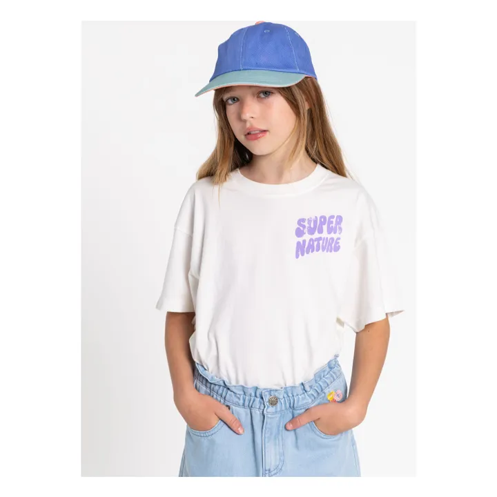 Camiseta Luna de algodón orgánico | Blanco Roto- Imagen del producto n°1