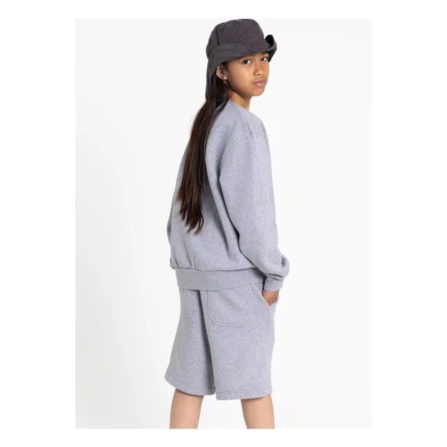 Short Milo Coton Bio | Gris chiné
