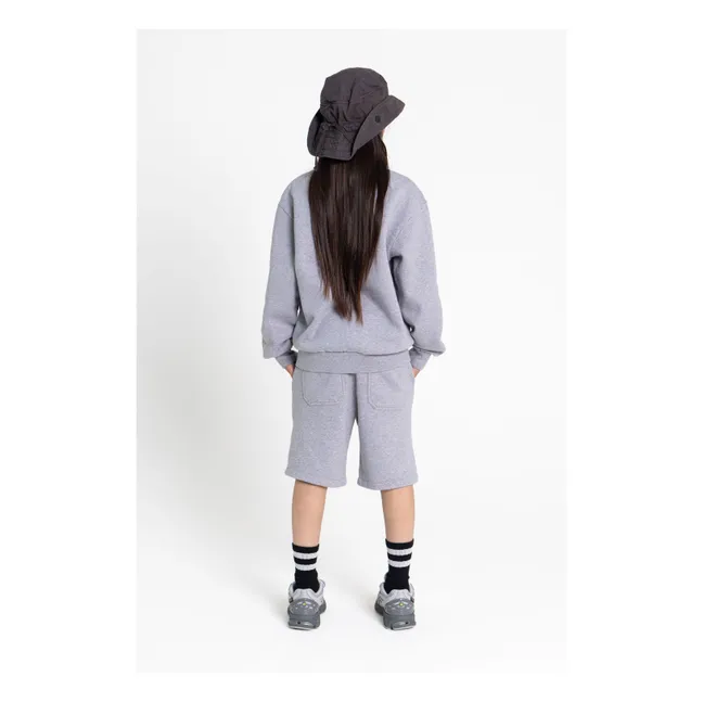 Short Milo Coton Bio | Gris chiné
