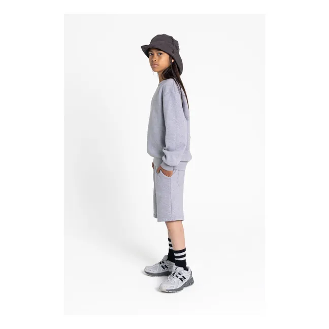 Short Milo Coton Bio | Gris chiné