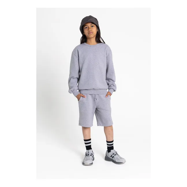 Short Milo Coton Bio | Gris chiné