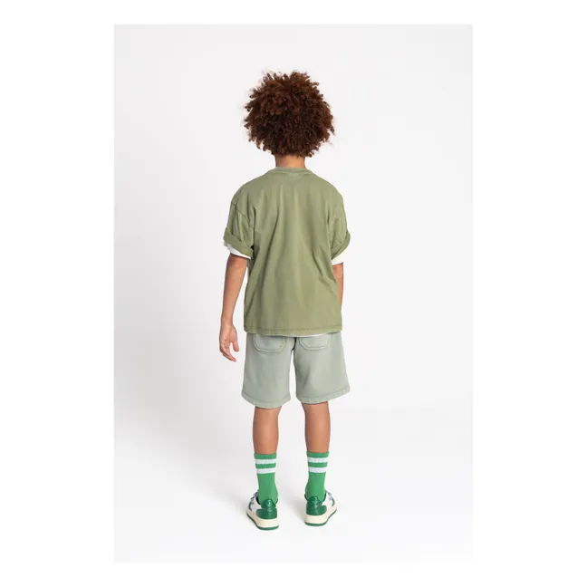 Short Milo Coton Bio | Vert kaki clair