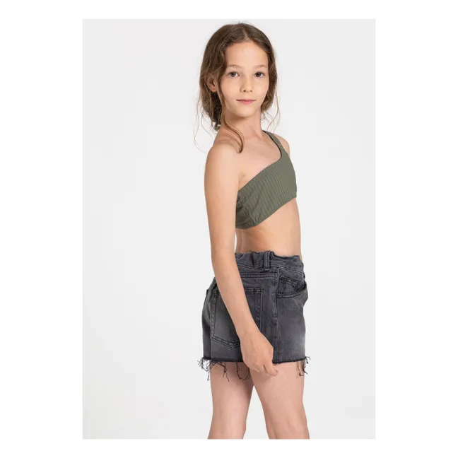 Maillot de Bain Asymétrique Bayle | Vert kaki clair