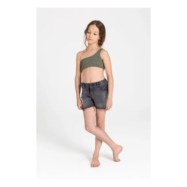 Maillot de Bain Asymétrique Bayle | Vert kaki clair
