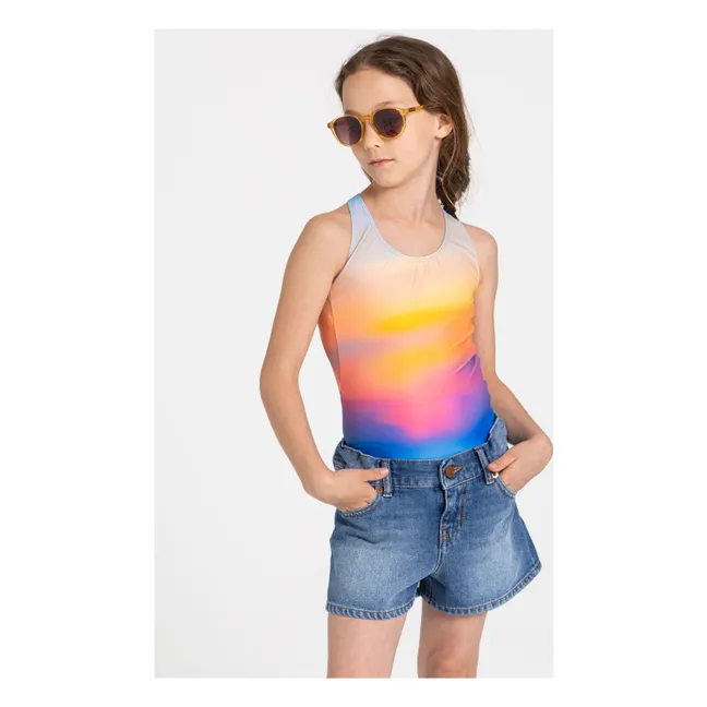 Maillot de Bain Dos Nageur Olivia | Bleu ciel