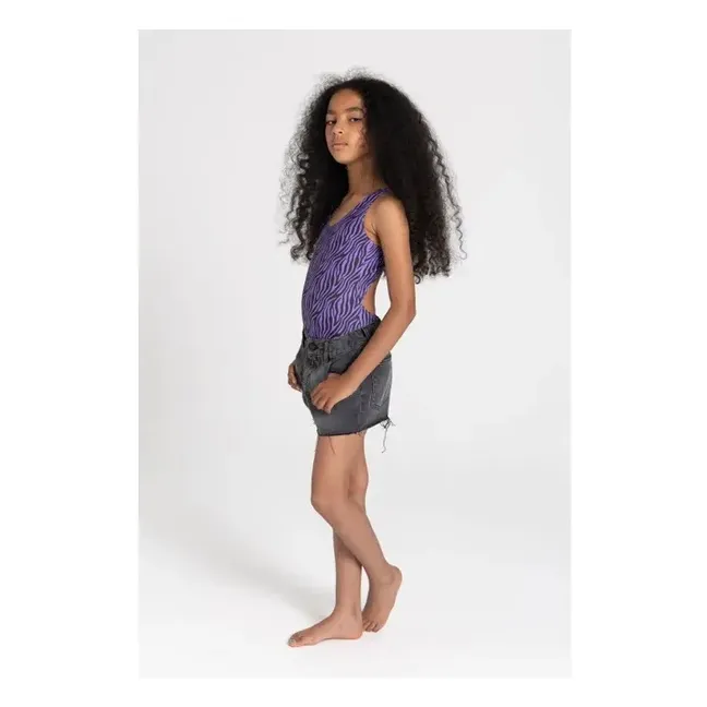 Olivia Backswimming Swimsuit | Lavender