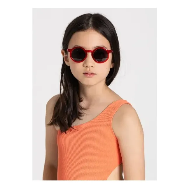 Sia Asymmetric Swimsuit | Coral