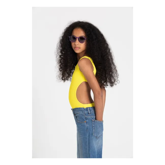 Maillot de Bain Asymétrique Sia | Jaune citron